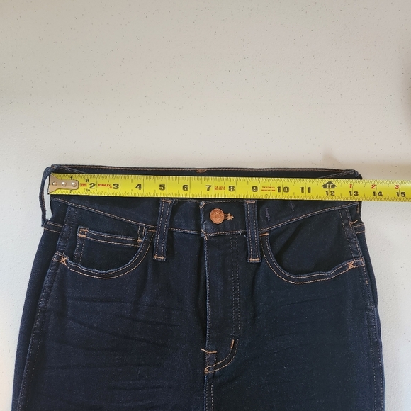 Madewell Roadtripper Jeggings Jeans High Rise Pember Dark Wash New Size 26 - Picture 8 of 11